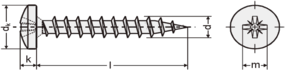 ZINC COATED ROUND HEAD SCREW